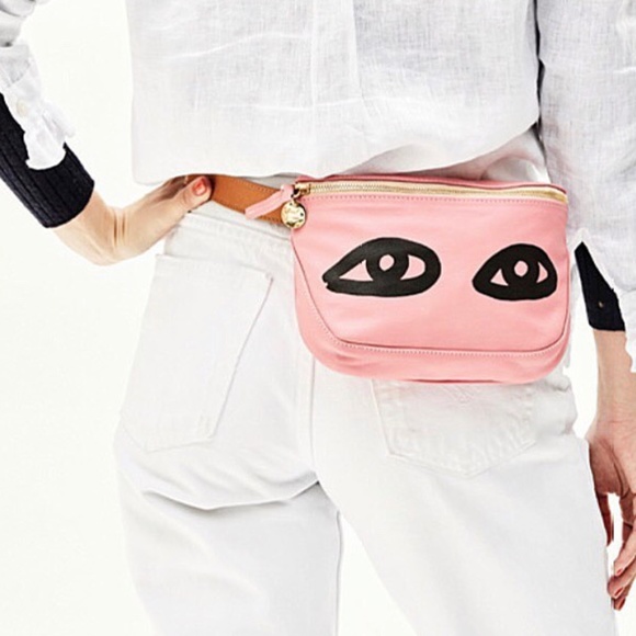 Clare V Tan Crossbody Bag with Red Accent - Picture 13 of 16